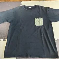 Columbia ブラック Tシャツ ポケット付き