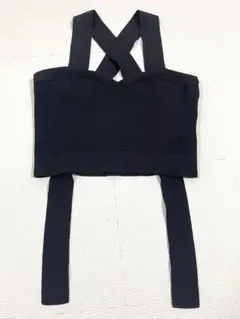 美品　ローズバット　mici ミチ　バッククロス　ニットビスチェ　キャミ