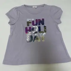 any FAM エニィファム　スパンコール Tシャツ 130