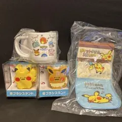 【新品未開封】ポケモンスマイル 歯ブラシスタンド コップ タオル