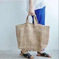 中川政七商店 ラフィア素材 トートバッグ かごバッグ 大容量 中川政七商店（ナカガワマサシチショウテン）の「＜中川政七商店