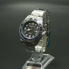 ♦超軽量♦(❁ᴗ͈ˬᴗ͈)◞新品♪ラグジュアリーメンズ腕時計ブルーブラック日付
