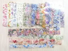 ☆海外マステ☆花 1ループ 30種 切り売り