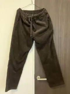 coen ダークブラウン　コーデュロイパンツ X-LARGE