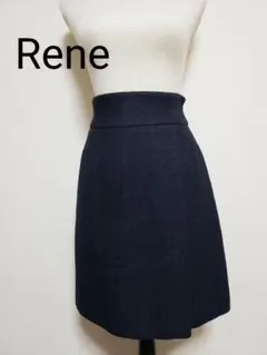 Rene ルネ スカート タック ツイード系