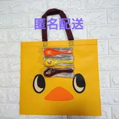 チキンラーメン ひよこちゃん　エコバッグ とレンゲ3種類