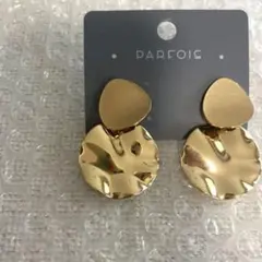 【新品・未使用】 PARFOIS パルフォア　ピアス　ゴールドピアス