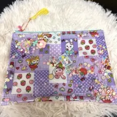 シャカシャカポーチ　しゃかしゃかポーチ　キッズ　レトロ　メイクポーチ