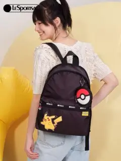 新品 レスポートサック ポケットモンスター リュック バックパック ポケモン 黒