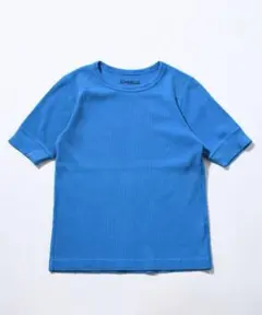 JOHNBULL ジョンブル ピグメント針抜きTシャツ ブルー Mサイズ