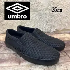 新品　umbro サイドゴア　スリッポン　26cm