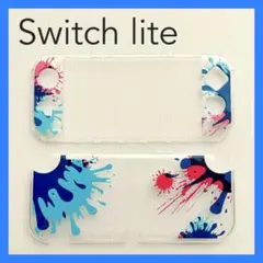 ペンキ柄 スイッチライト Switch Lite クリア ハード カバー