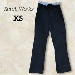 Scrub Works ブラック フレアパンツ 【XS】 ウエストゴム履き心地楽