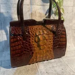 【美品】vintage クロコダイル ハンドバッグ