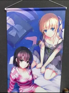 冴えない彼女の育てかた 加藤 恵 等身大タペストリー ２個セット 冴えない彼女の育てかた Fine - 描き下ろしイラスト 加藤恵 夏の