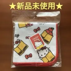 新品未開封 ハローキティ展 キティ 会場限定　50周年 タオルハンカチ プリント