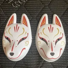 祐徳稲荷神社 ヴィンテージ 伝統工芸品 狐面 郷土玩具 お面 お狐様 祐徳稲荷神社 ヴィンテージ 伝統工芸品 狐面 郷土玩具 お面 お狐