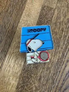 スヌーピー テニスデザイン アイテム　マグネット　レトロ　レア　希少