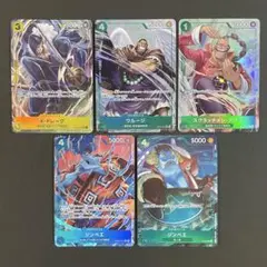 The best 2 パラレル 5枚まとめ売り　ワンピース カード