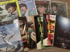 浅沼晋太郎　雑誌　写真集セット 声優アニメディア POPCORN みちのおく