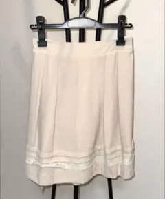 パターンフィオナ　ベージュ花柄　2way プリーツスカート　新品未使用　タグ付き