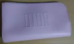 Dior ノベルティポーチ グレー系 試供品用ポーチ（使用感あり）