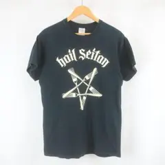 Hail Seitan フォーク スター プリント Tシャツ 古着 M メンズ