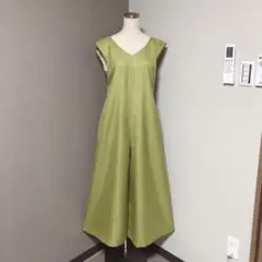 ミッシュマッシュ バック リボン ワイド パンツ オールインワン