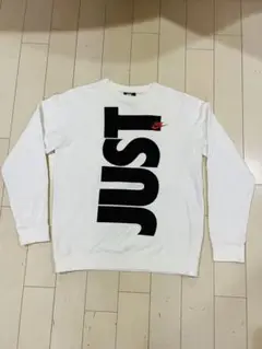 NIKE ナイキ　JUST DO IT スウェット M ホワイト