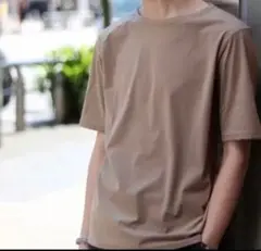 エディフィス 半袖 Tシャツ ブラウン L