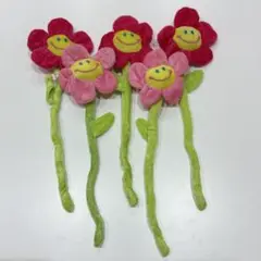 韓国 スマイルフラワー 花束 5本セット