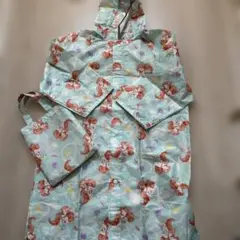 ディズニー　レインコート アリエル柄 110-120cm