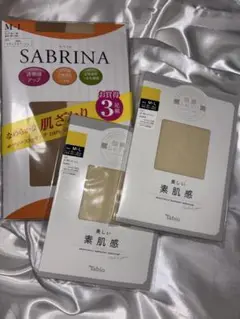SABRIN3足セット、Tabio1つ入り×2 MーL 全5足セット