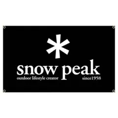 snow peakスノーピーク タペストリー キャンプ ガレージ　フラッグ 旗