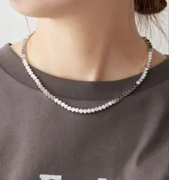 【未使用】Spick and Span　ハシバミ別注ヘマタイトハートネックレス