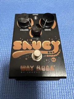 【美品】Way huge Saucy box【生産完了品】 WAY HUGE Saucy Box」 エフェクターレビュー！ | 魔法の箱研究所