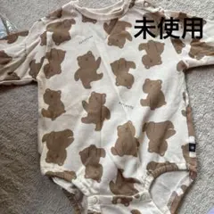 フタフタ　ロンパース　くま柄