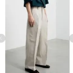 完売品 LIDNM WOOL LINEN UTILITY SLACKS