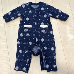 ミキハウス　ロンパース　キルト　80