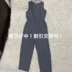 ROSE BUDオールインワンパンツ　グレー