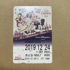 ディズニーフリーきっぷ　クリスマス2019