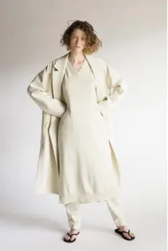 エンフォルド knit v-neck dress