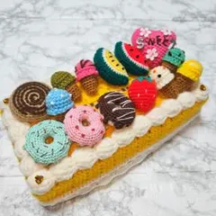 ボックスティッシュカバー　ボックスティッシュケース　sweetおやつ