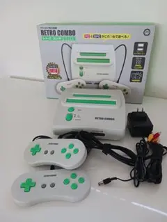 RETRO COMBO　GREEN 　ファミコン/スーパーファミコン互換機