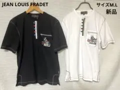 JEAN LOUIS FRADET サイズM.L Tシャツ（黒・白）新品