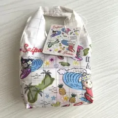 日焼け　サンリオ　キャラクター　エコバッグ　新品未使用タグ付き