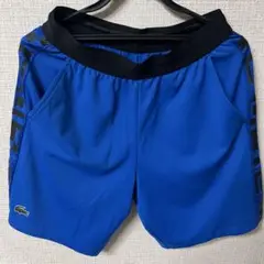 LACOSTE SPORT 青 ハーフパンツ m