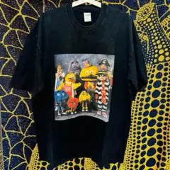The Gang 個性的 メンズ リプリント Tシャツ 新品 ウォッシュ加工