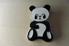 当時物 パトラ バッジ パンダ ピンバッチ ピンズ リボン７０S
