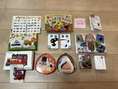 えあわせ、かるた、他　カードゲーム4点